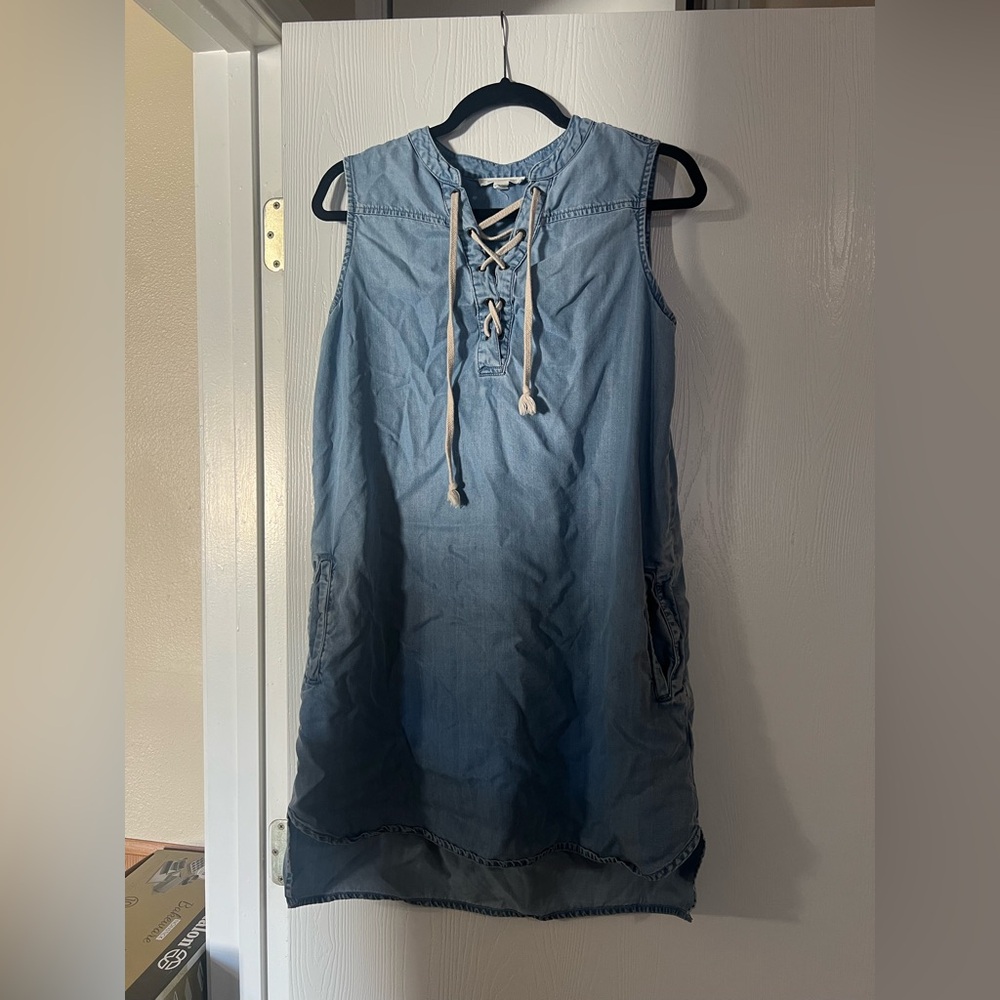 beachlunchlounge Denim Dress (Medium)